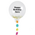 Custom Flowers Bubble Balloon