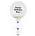 Custom Butterfly Bubble Balloon