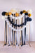 Peach, Black & Gold Crepe Paper Streamers Set