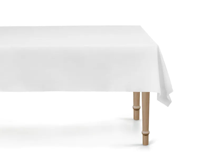 White Rectangle Tablecloth