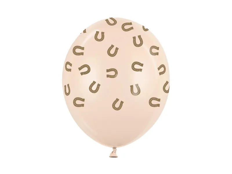Blush Pink Horseshoe Latex Balloons