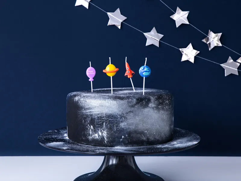 Outer Space Birthday Candles