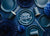 Navy Blue Paper Napkins