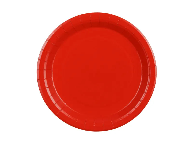 Red Paper Plates