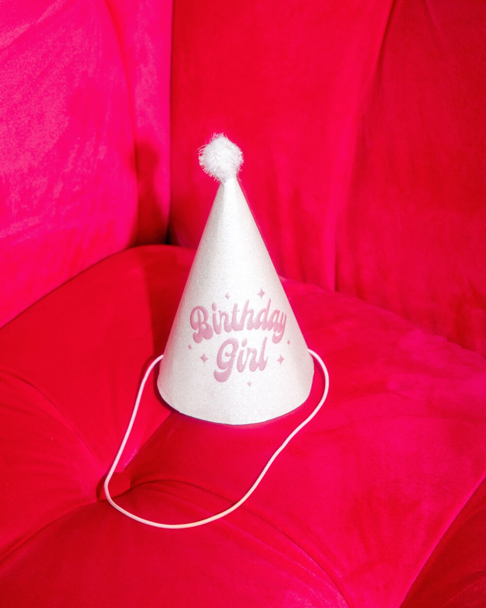 Pastel Birthday Girl Party Hat Set