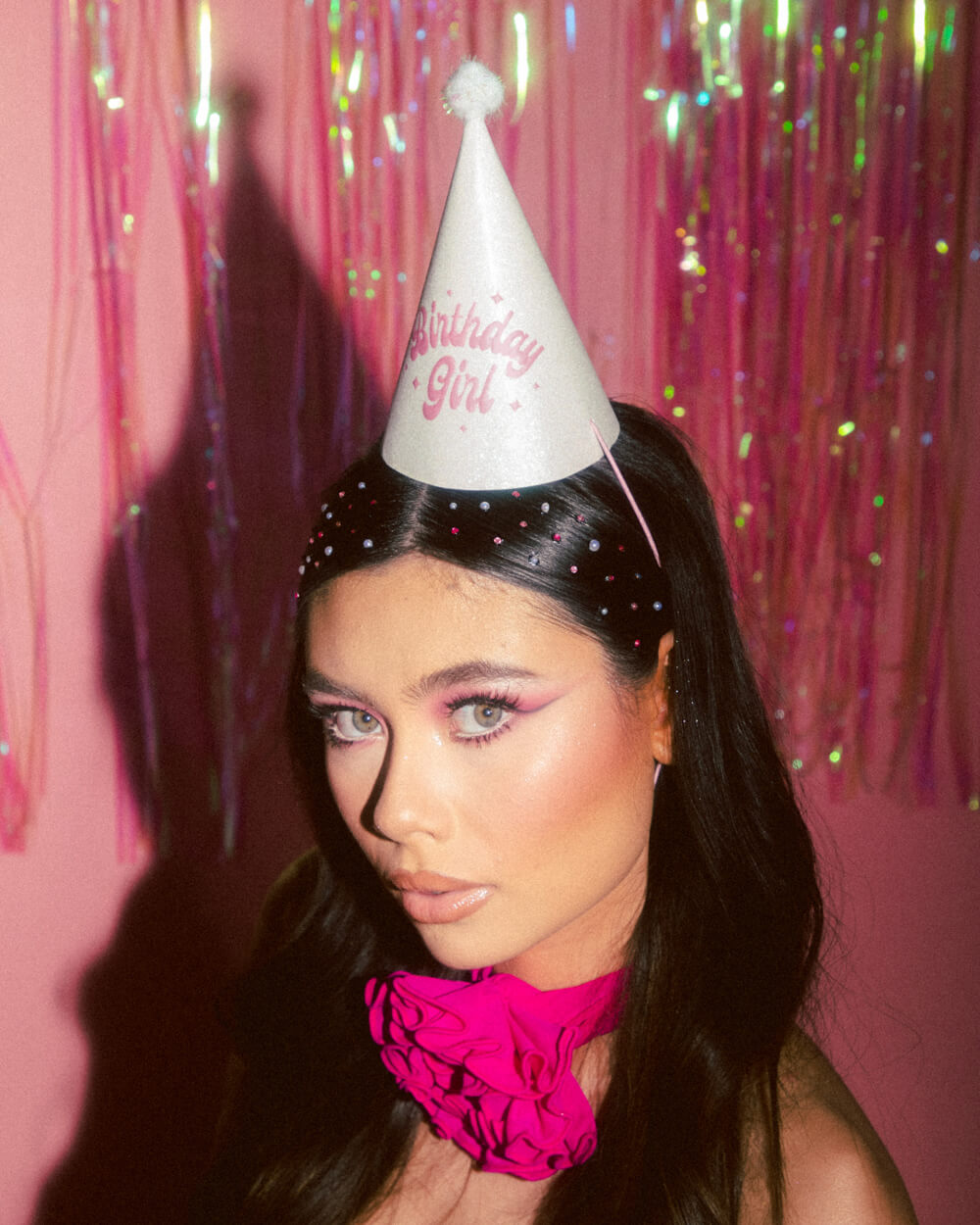 Pastel Birthday Girl Party Hat Set