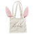 Easter Tote Bag with Bunny Ears