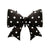 Black Polka Dot Bow Foil Balloon