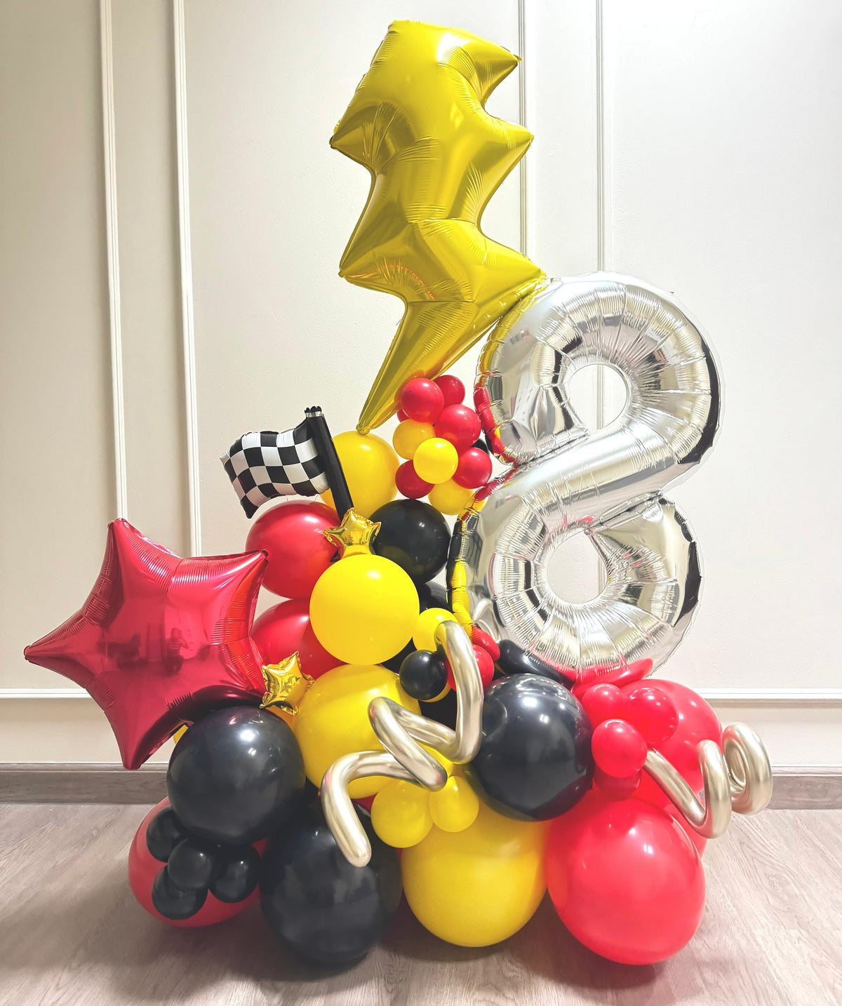 Race Car Vibes Balloon Cluster