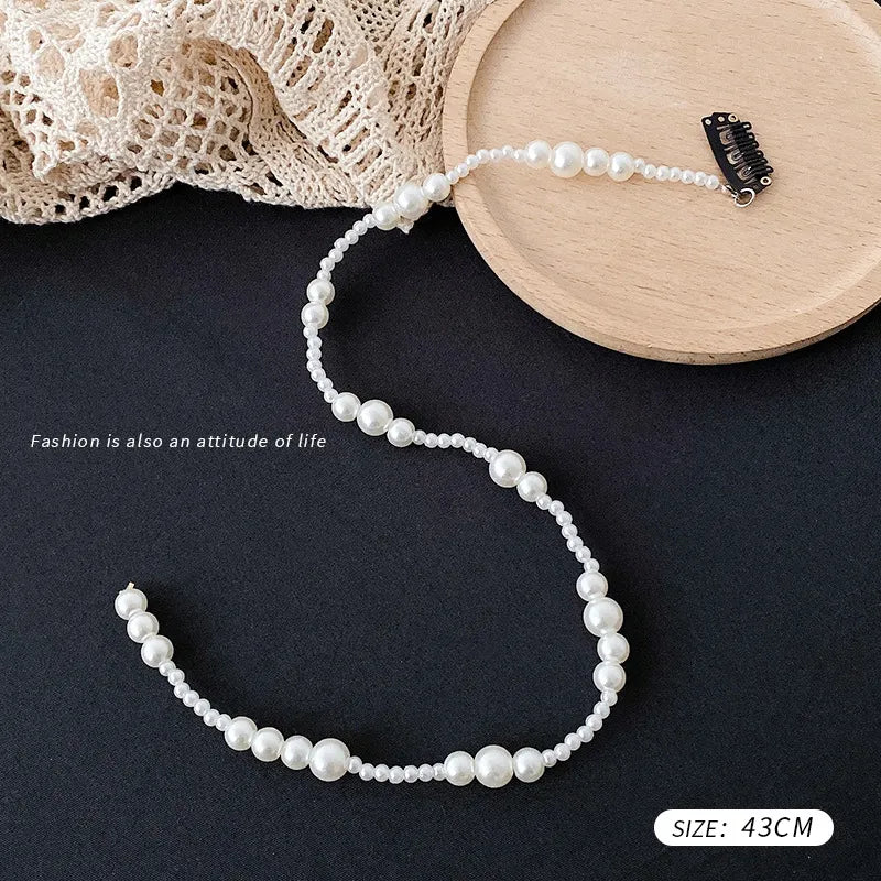 Pearl Chain Tassel Hairpiece