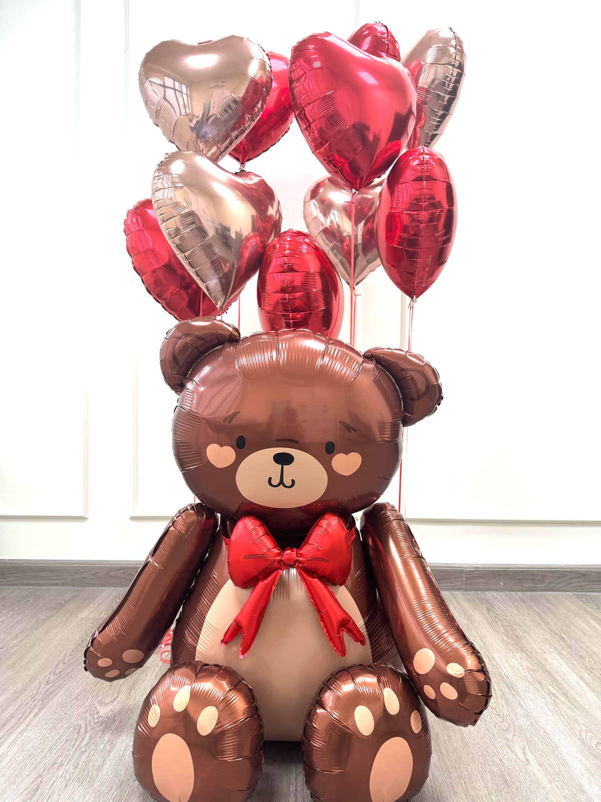 Standing Teddy Bear Foil Balloon
