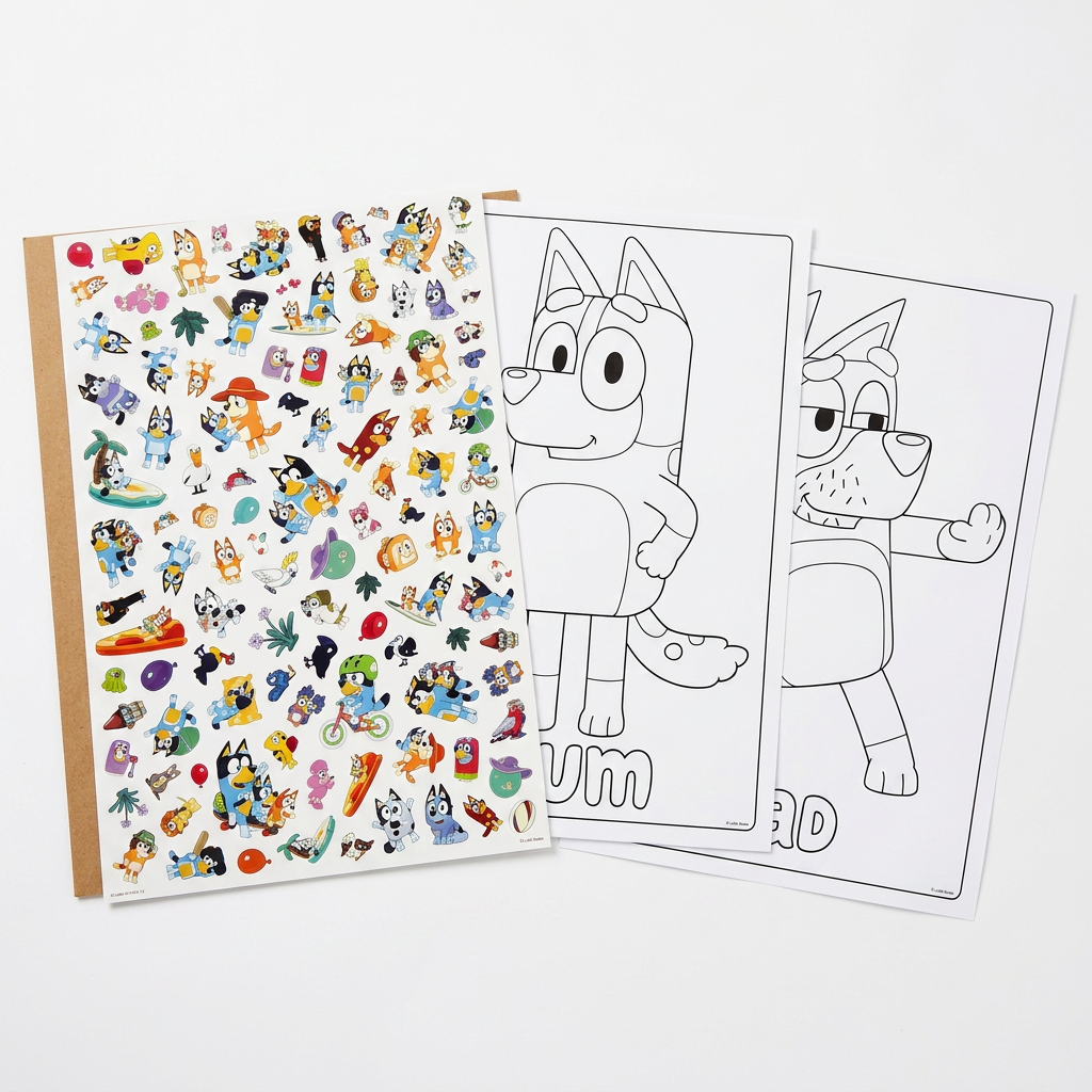 Bluey Giant Coloring Pages