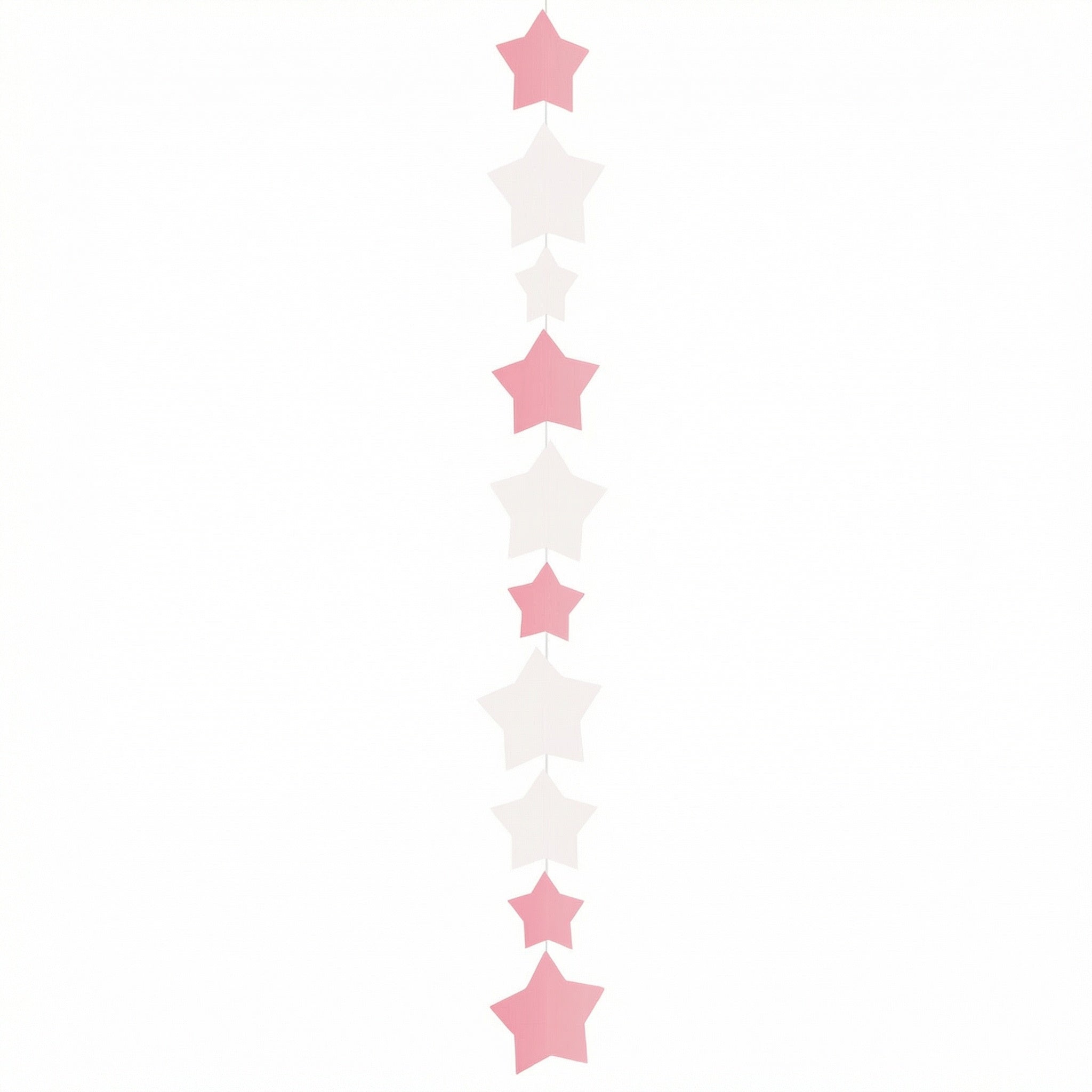 Pink Stars Balloon Tail