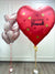 Love Heart Foil Balloon