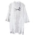 White Embroidered Bride Dressing Gown