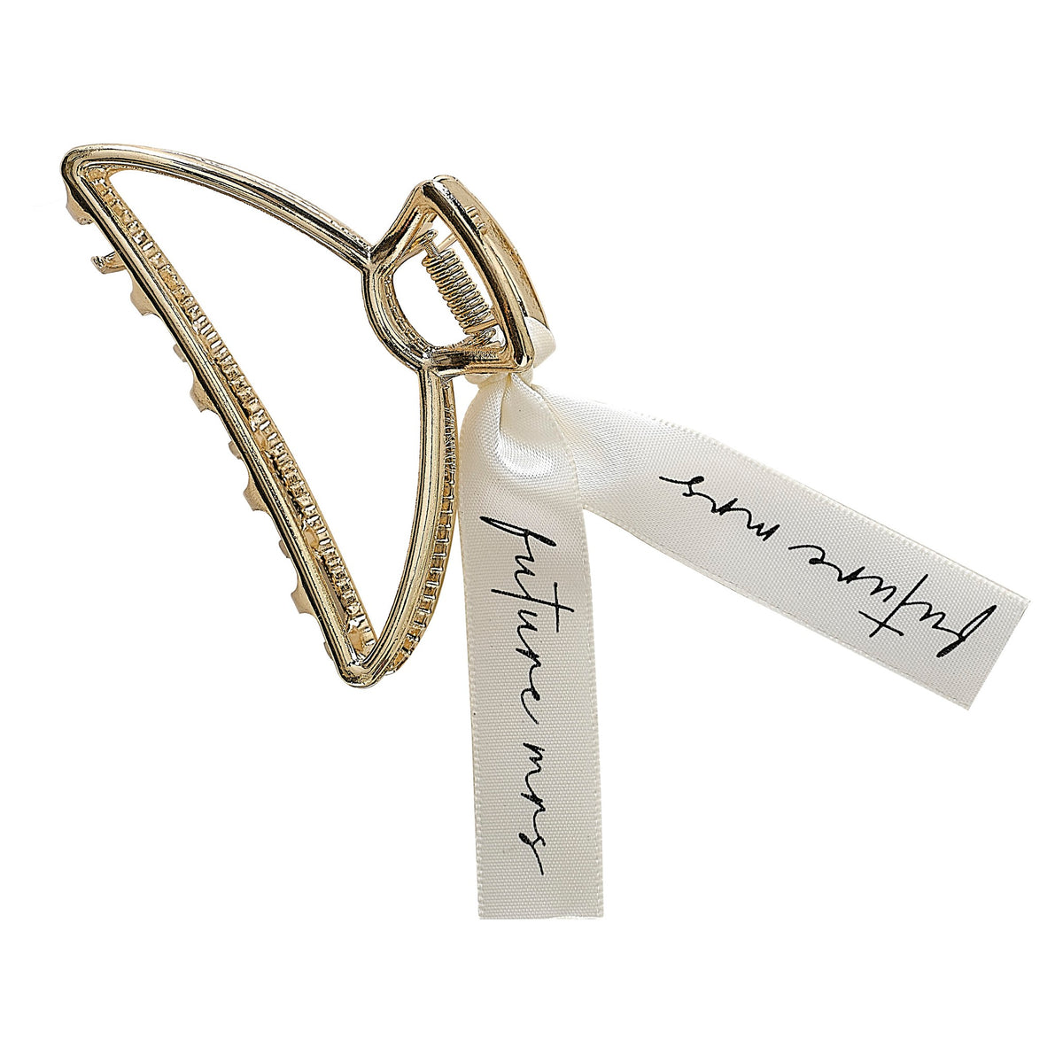 Future Mrs Gold Bride Hair Claw