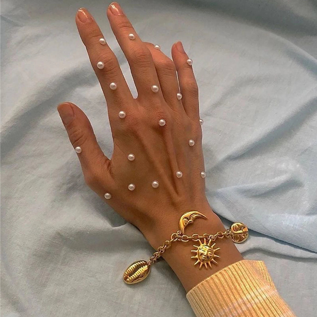 3D Pearl Sticker Jewels