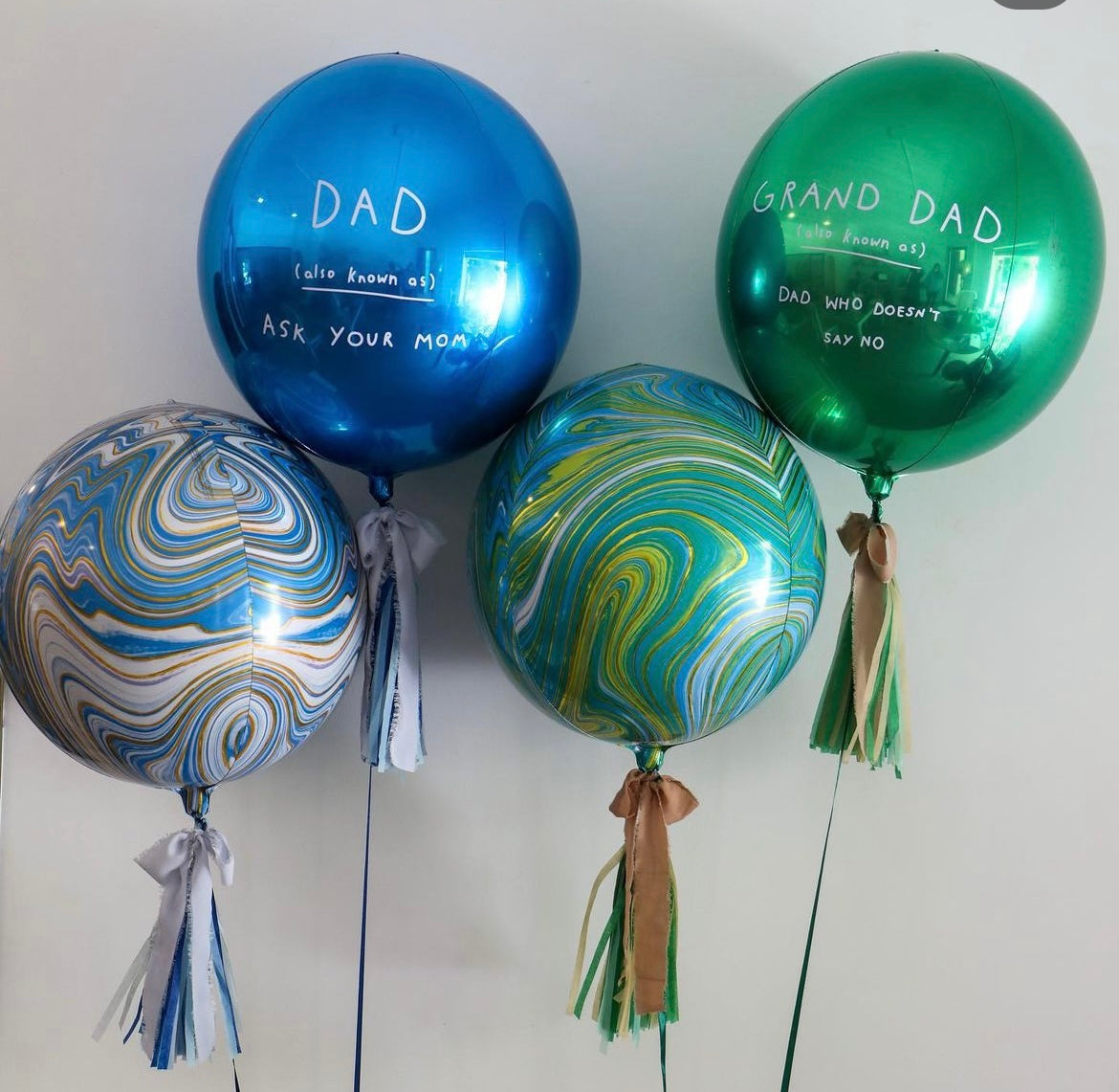 Blue Orbz Balloon 16" 