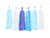 Blue DIY Tassel Garland