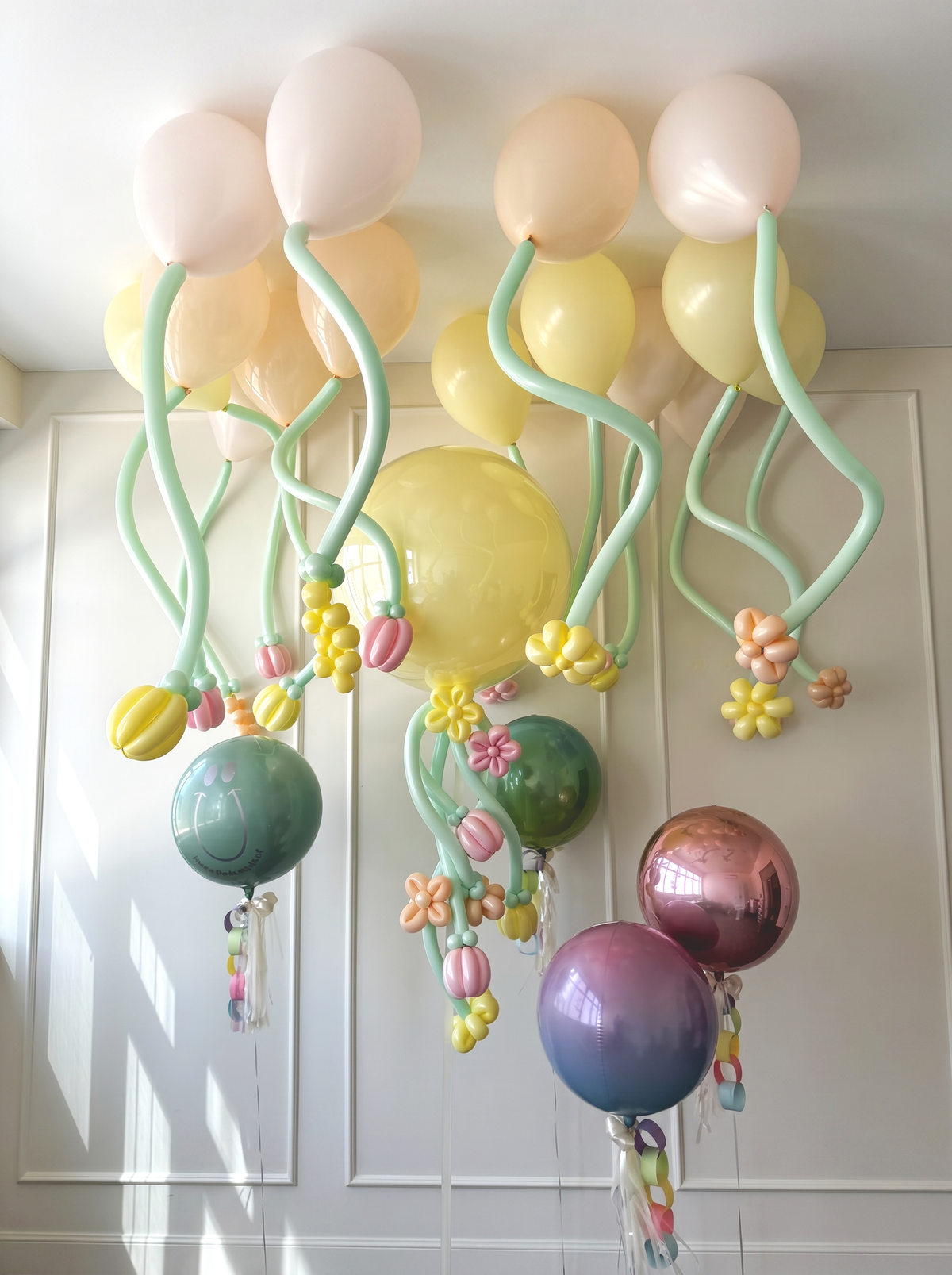 Whimsical Pastel Balloon Set