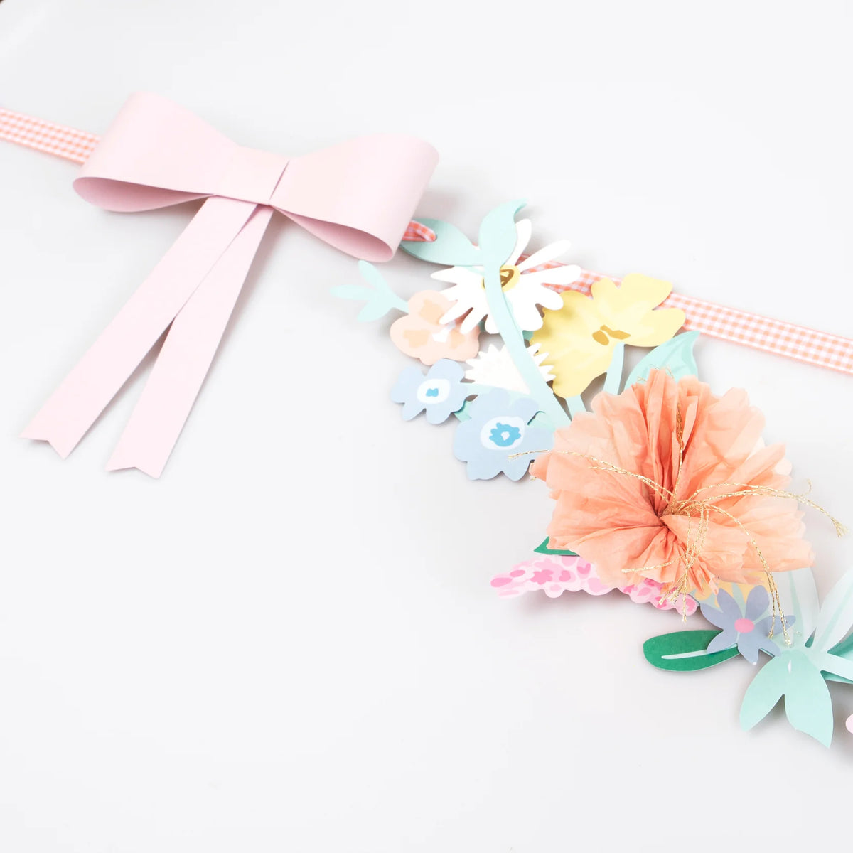 Flower &amp; Bow Garland
