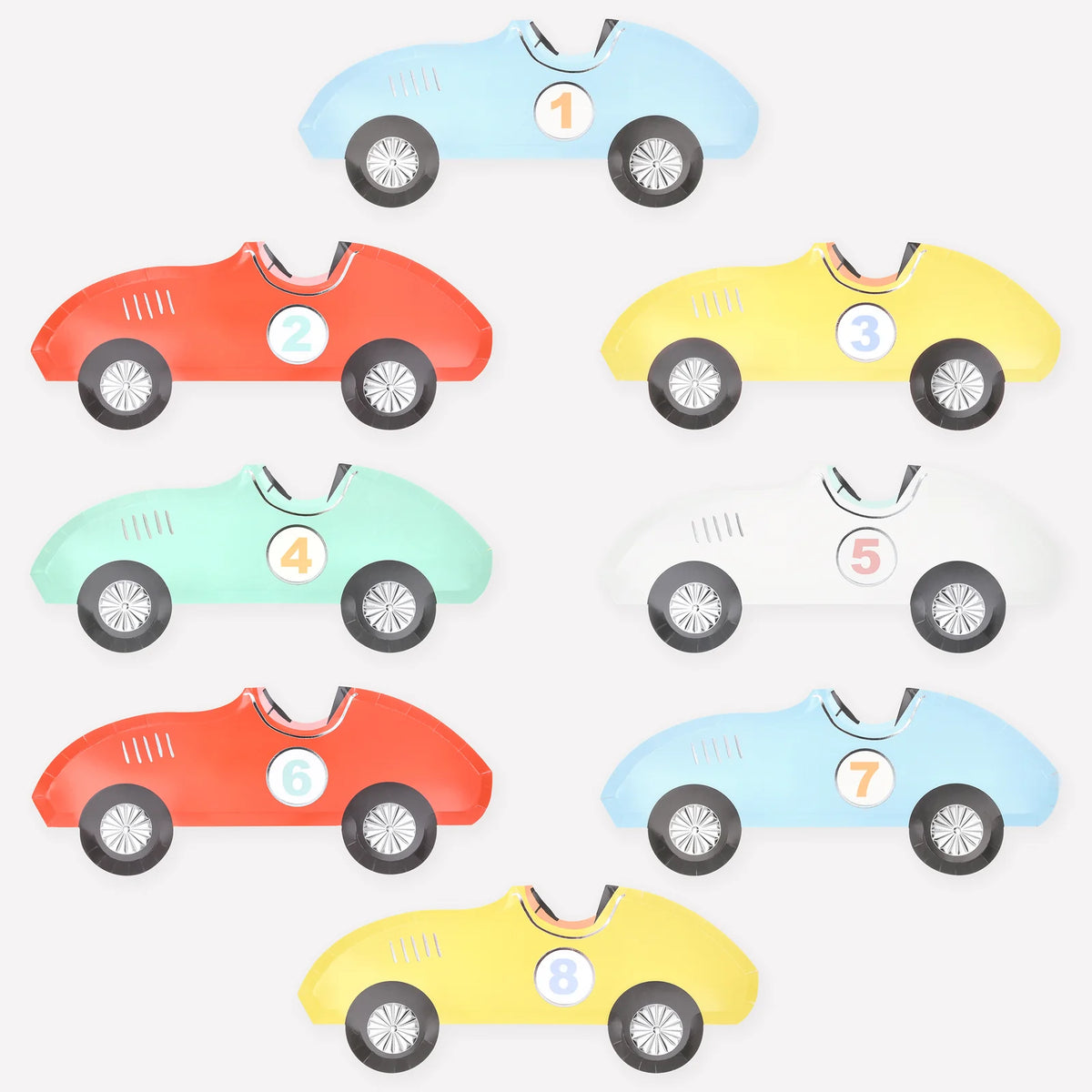 Race Car Plates by Meri Meri