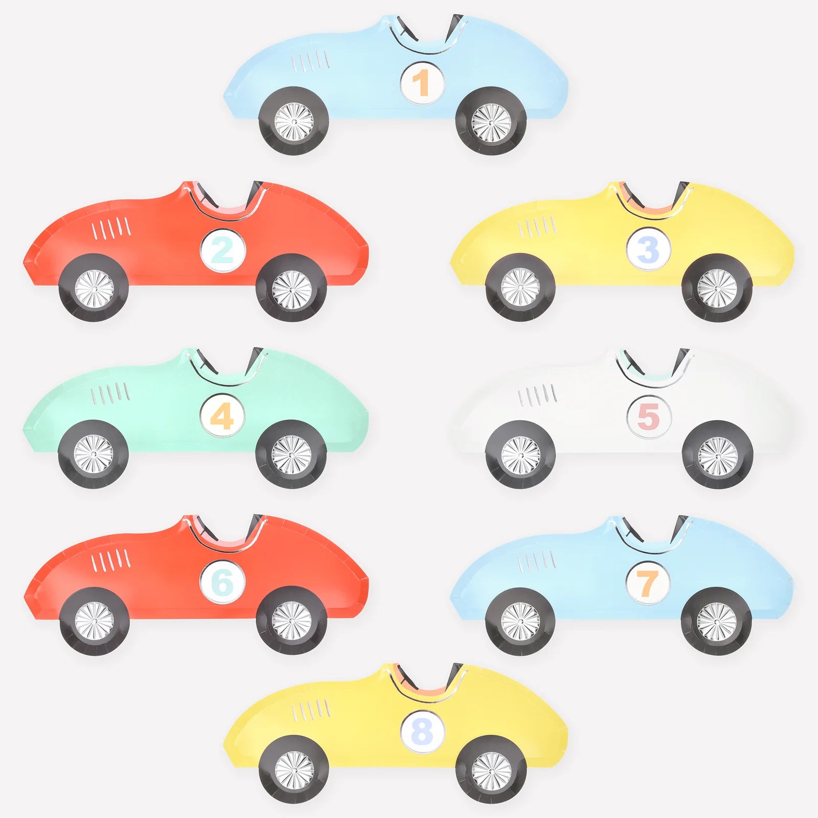 Race Car Plates by Meri Meri