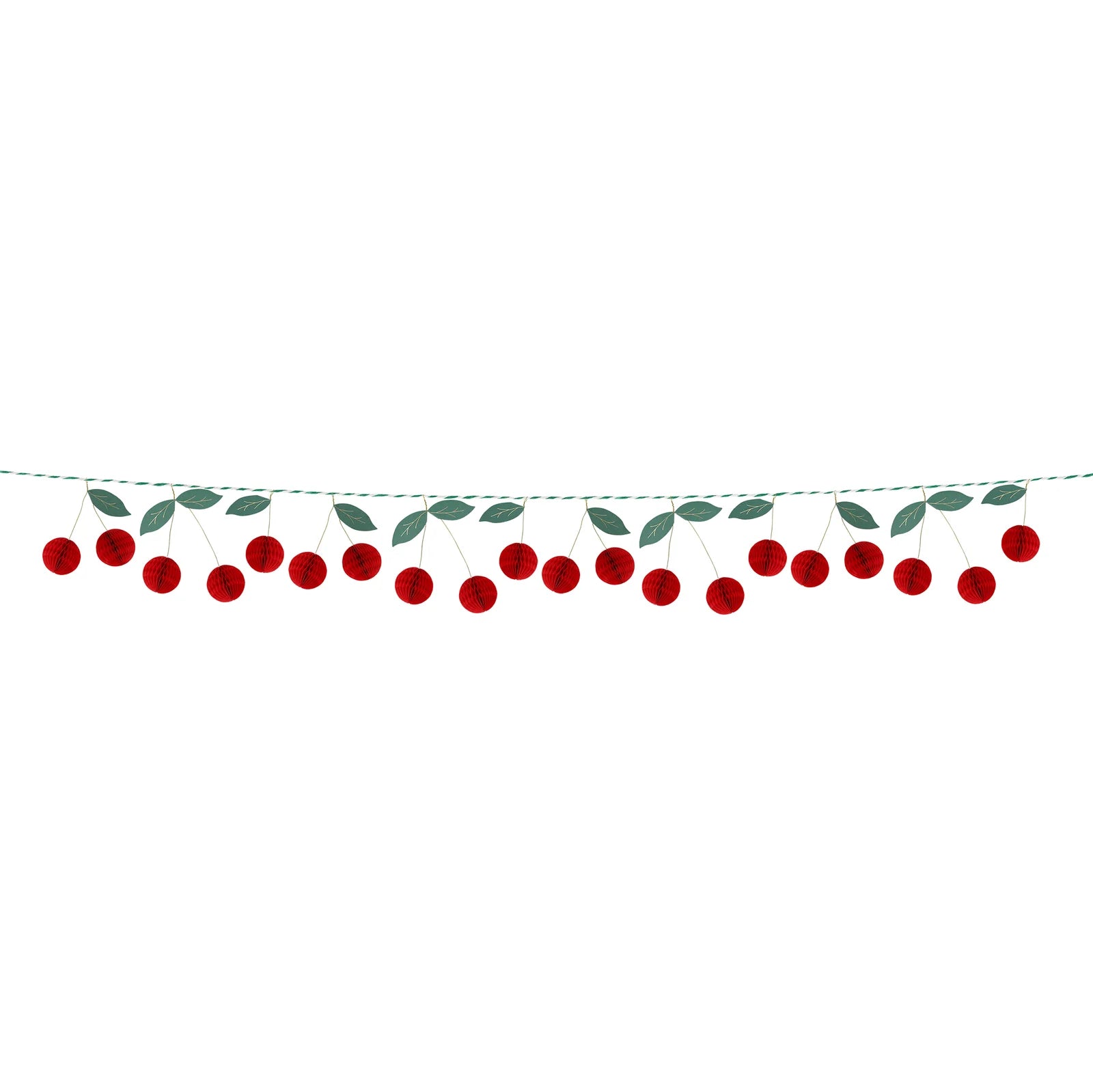 Cherry Honeycomb Garland by Meri Meri
