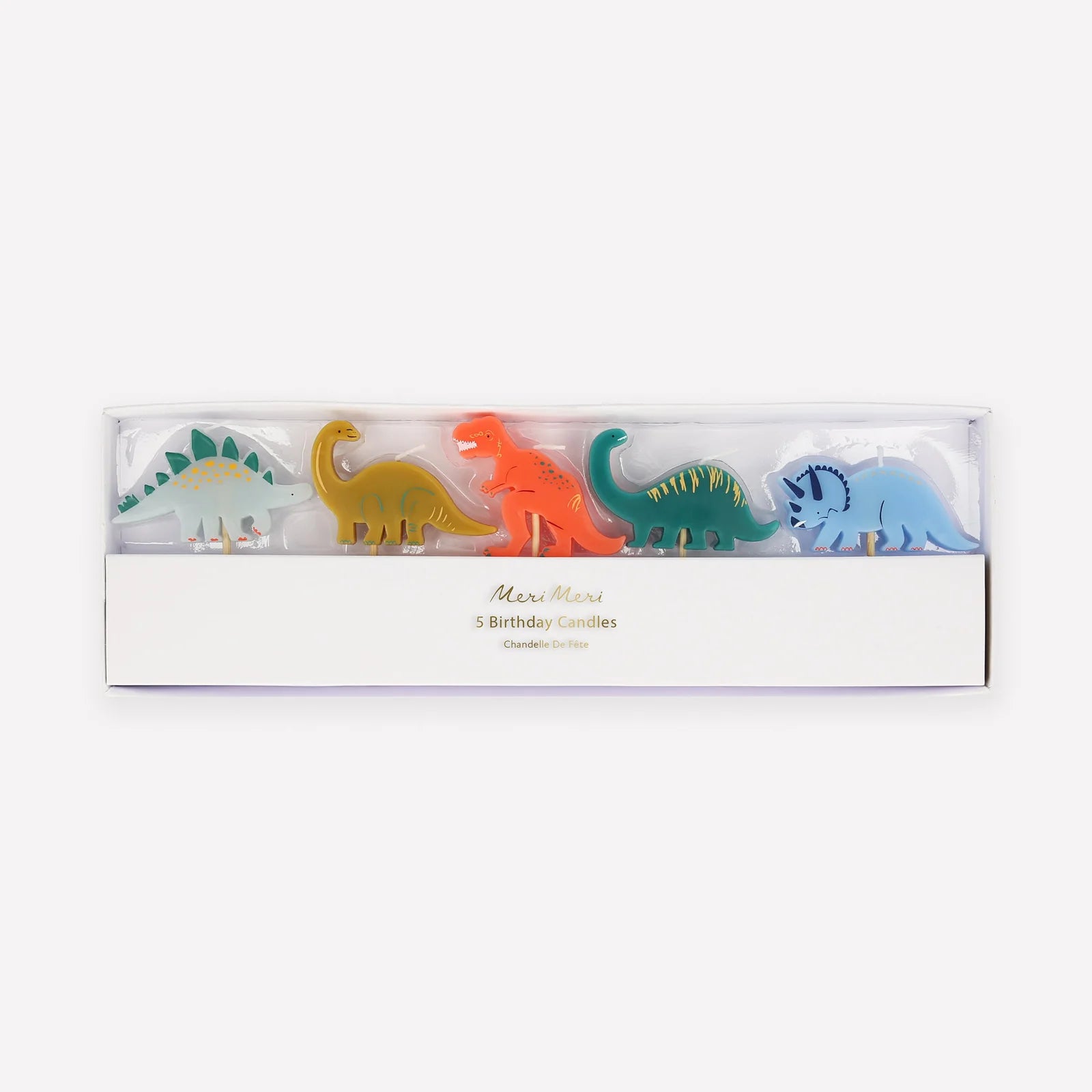 Mini Dino Candles by Meri Meri