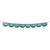 Blue Tinsel Scallop Garland by Meri Meri