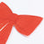 Red bow on a white background