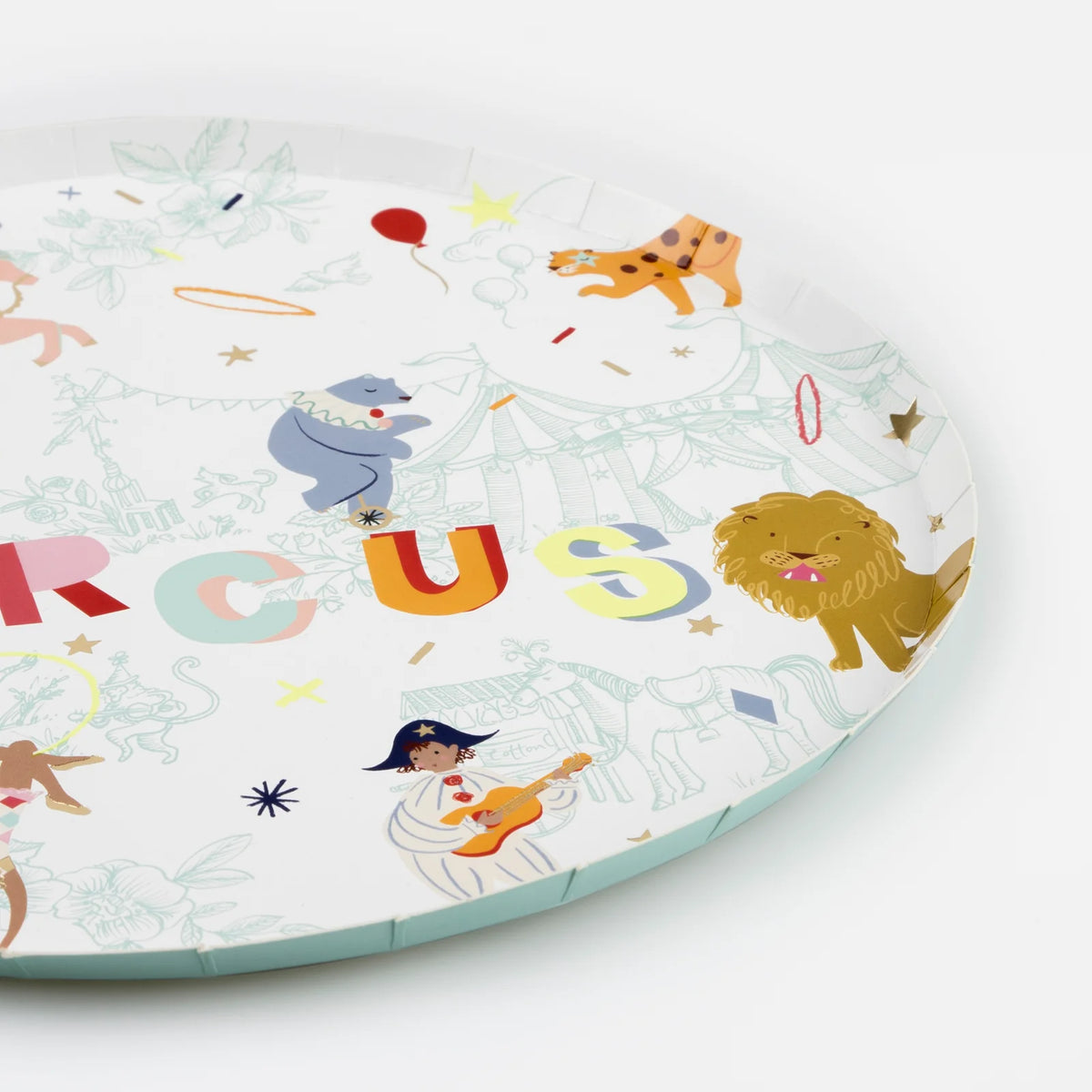 Circus Dinner Plates by Meri Meri