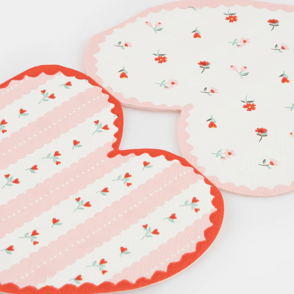 Vintage Rose Heart Napkins by Meri Meri