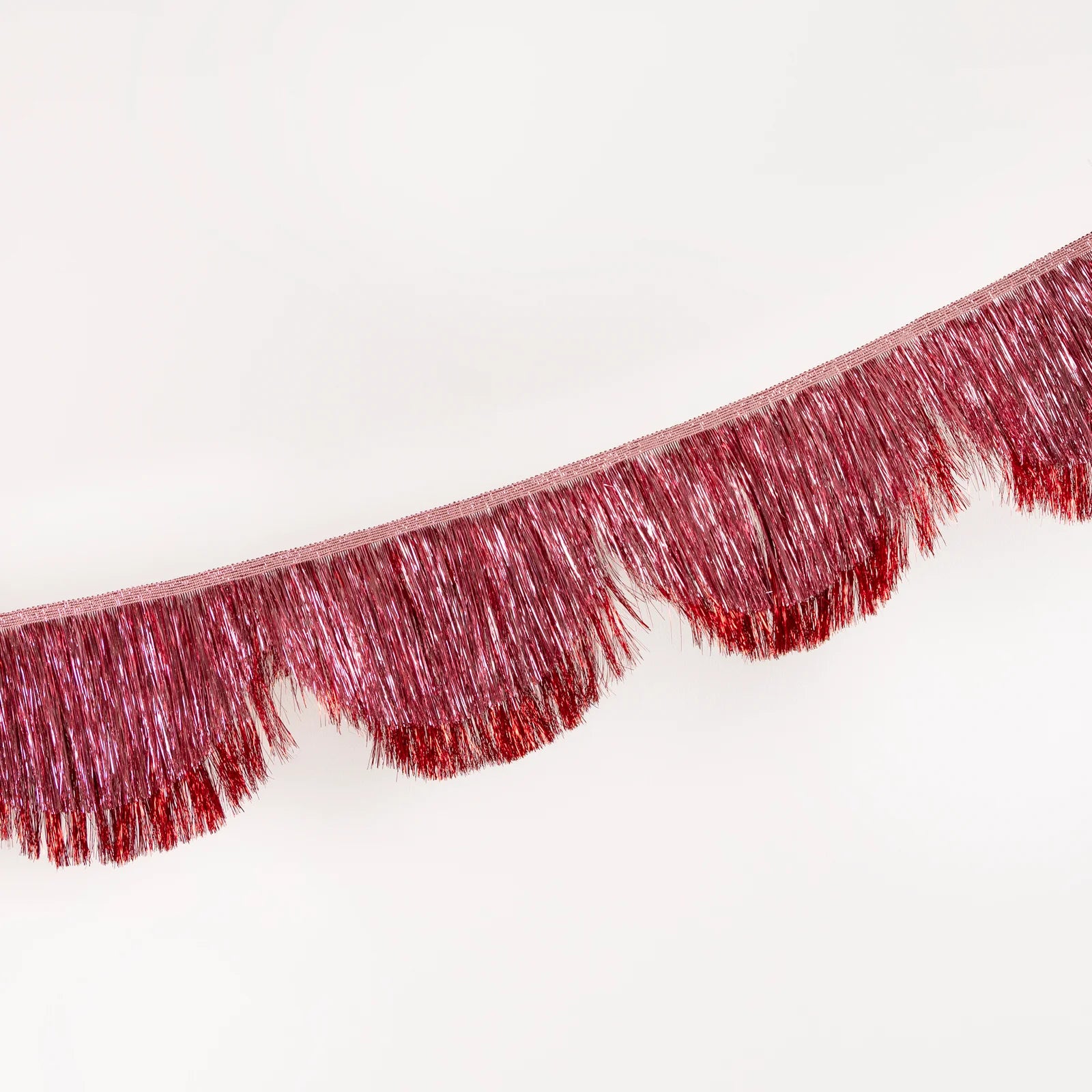Pink Tinsel Scallop Garland by Meri Meri