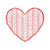 Vintage Rose Heart Plates