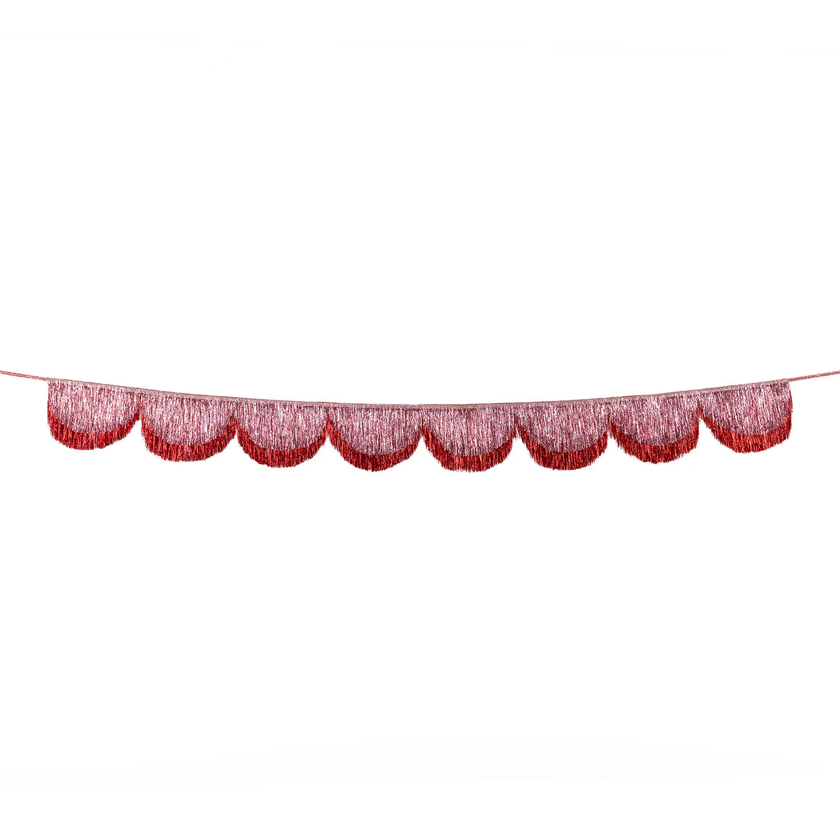Pink Tinsel Scallop Garland by Meri Meri