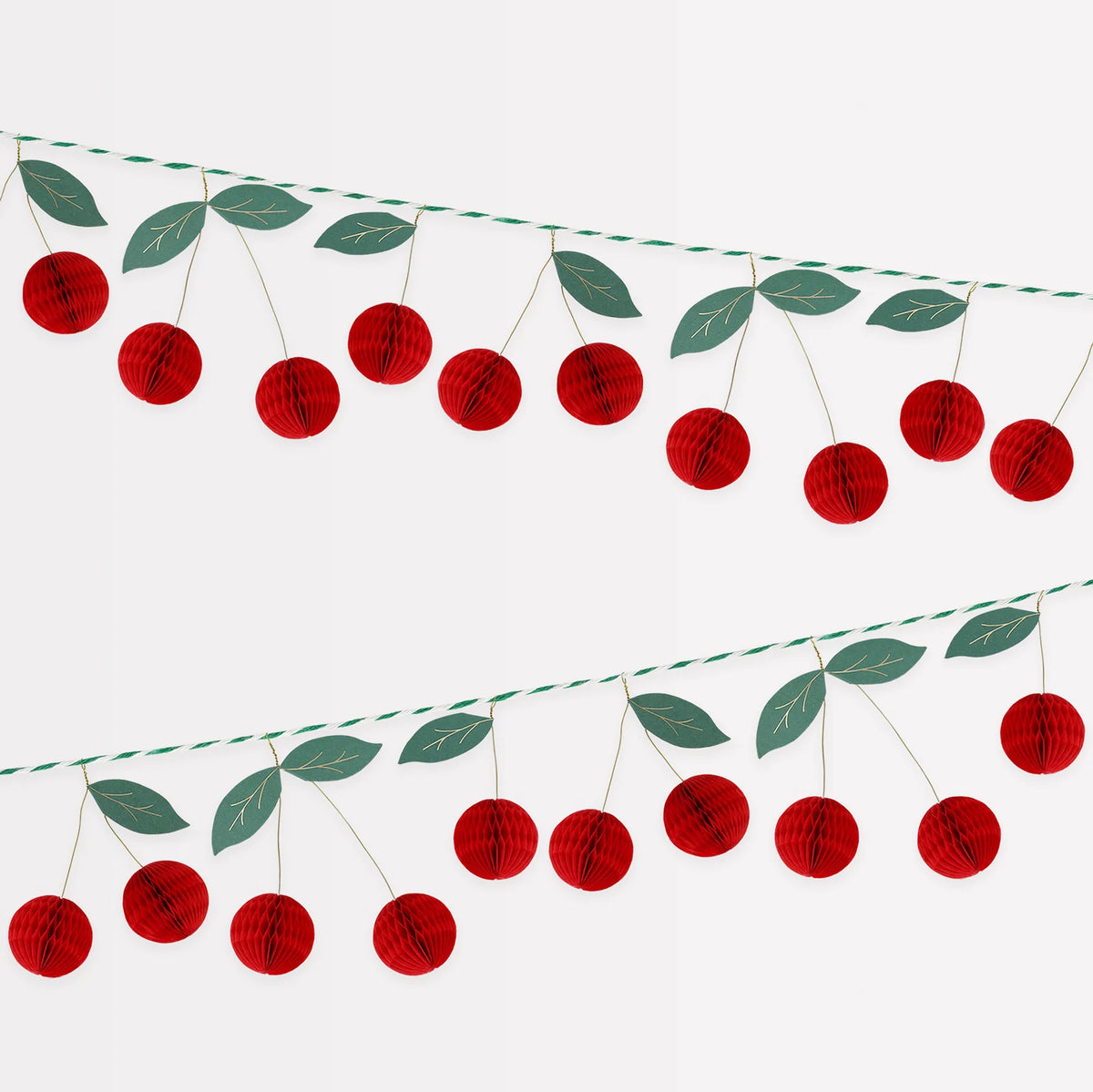 Cherry Honeycomb Garland by Meri Meri