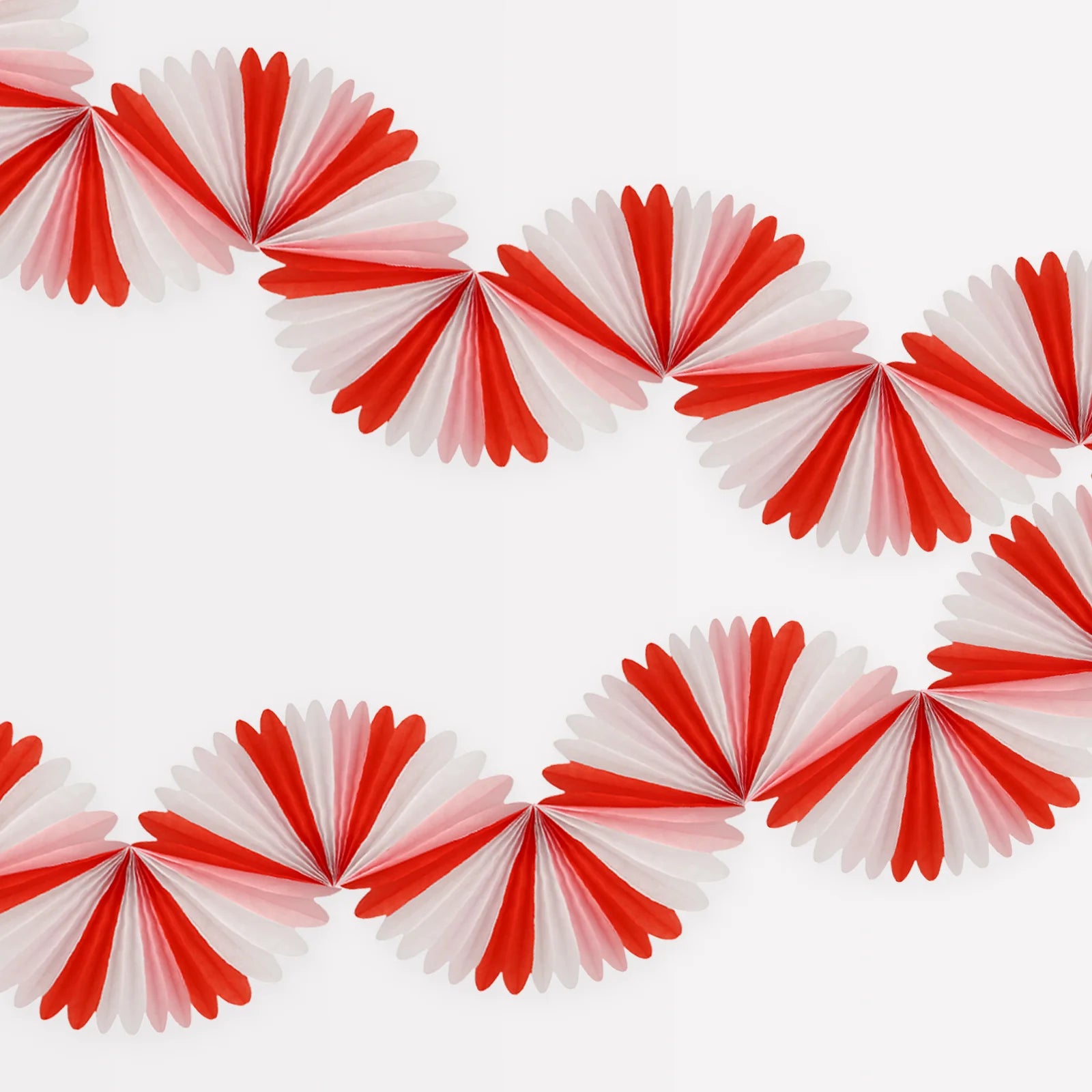 Candy Cane Stripe Honeycomb Garland by Meri Meri