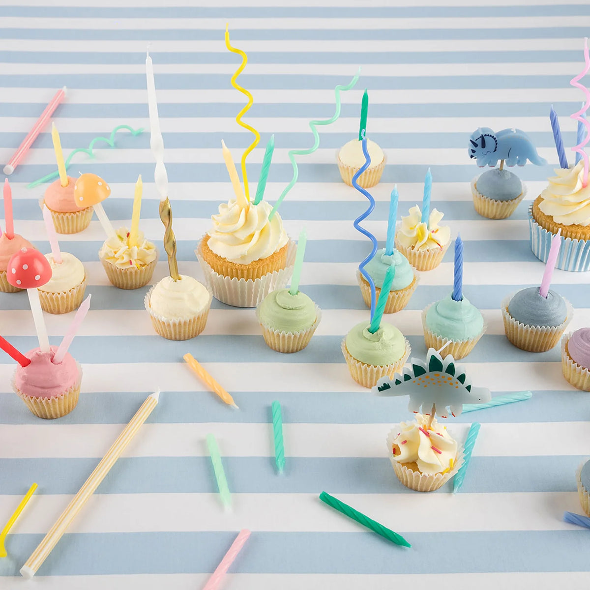 Mini Dino Candles by Meri Meri