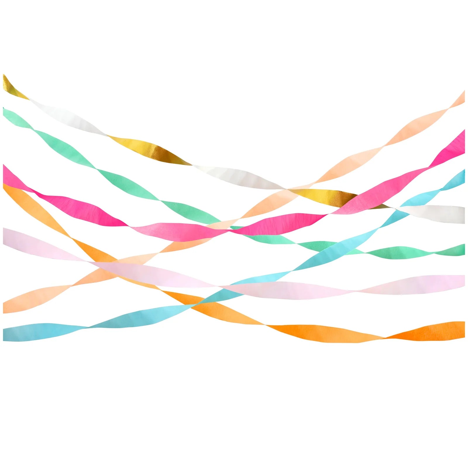 Bright Crepe Paper Streamers by Meri Meri