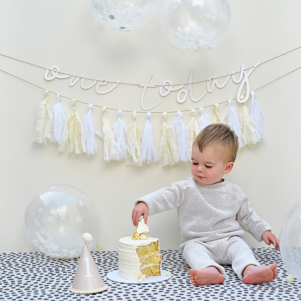 1st Birthday Cake Smash Decoration Kit