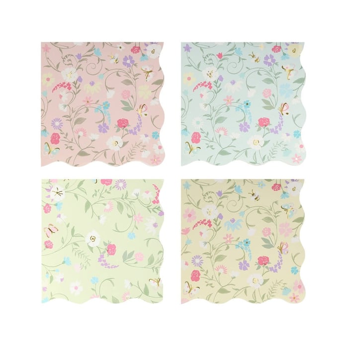 Meri Meri x Laduree Paris Pastel Small Napkins