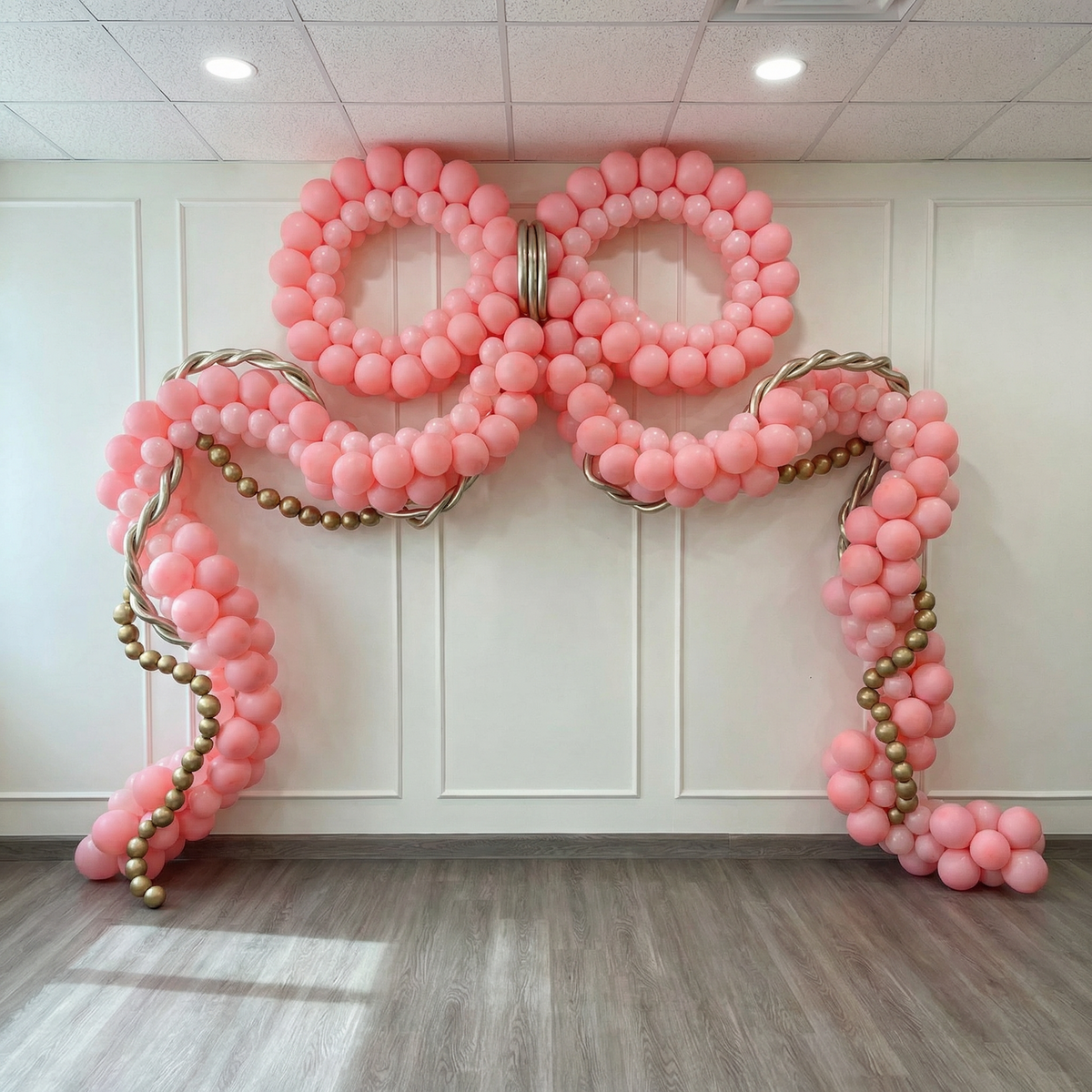 Giant Bow Balloon Garland
