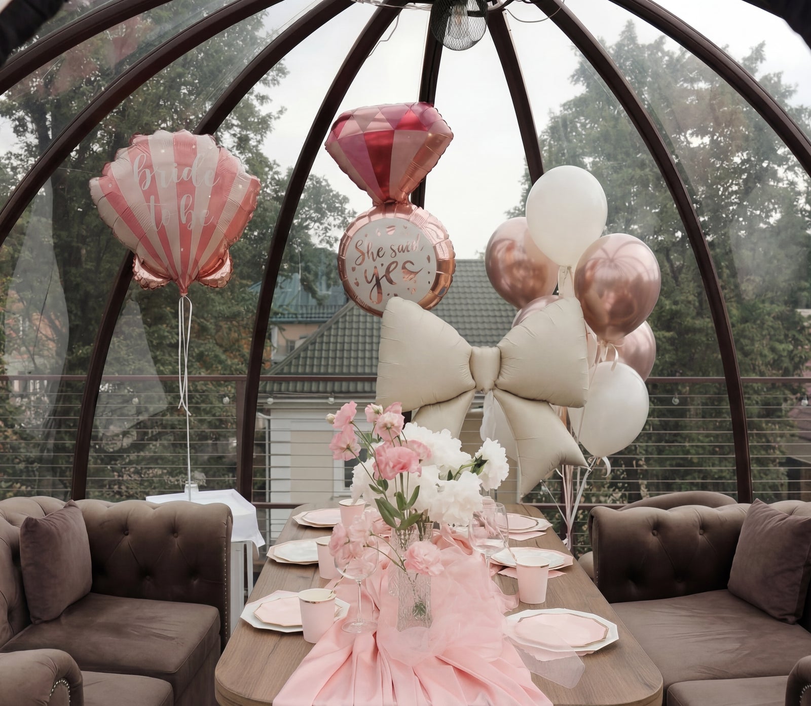 Pink Seashell Bride to Be Balloon