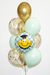 Congrats Grad Smiley Face Foil Balloon