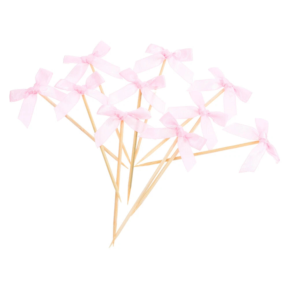 Mini Bow Cupcake Toppers