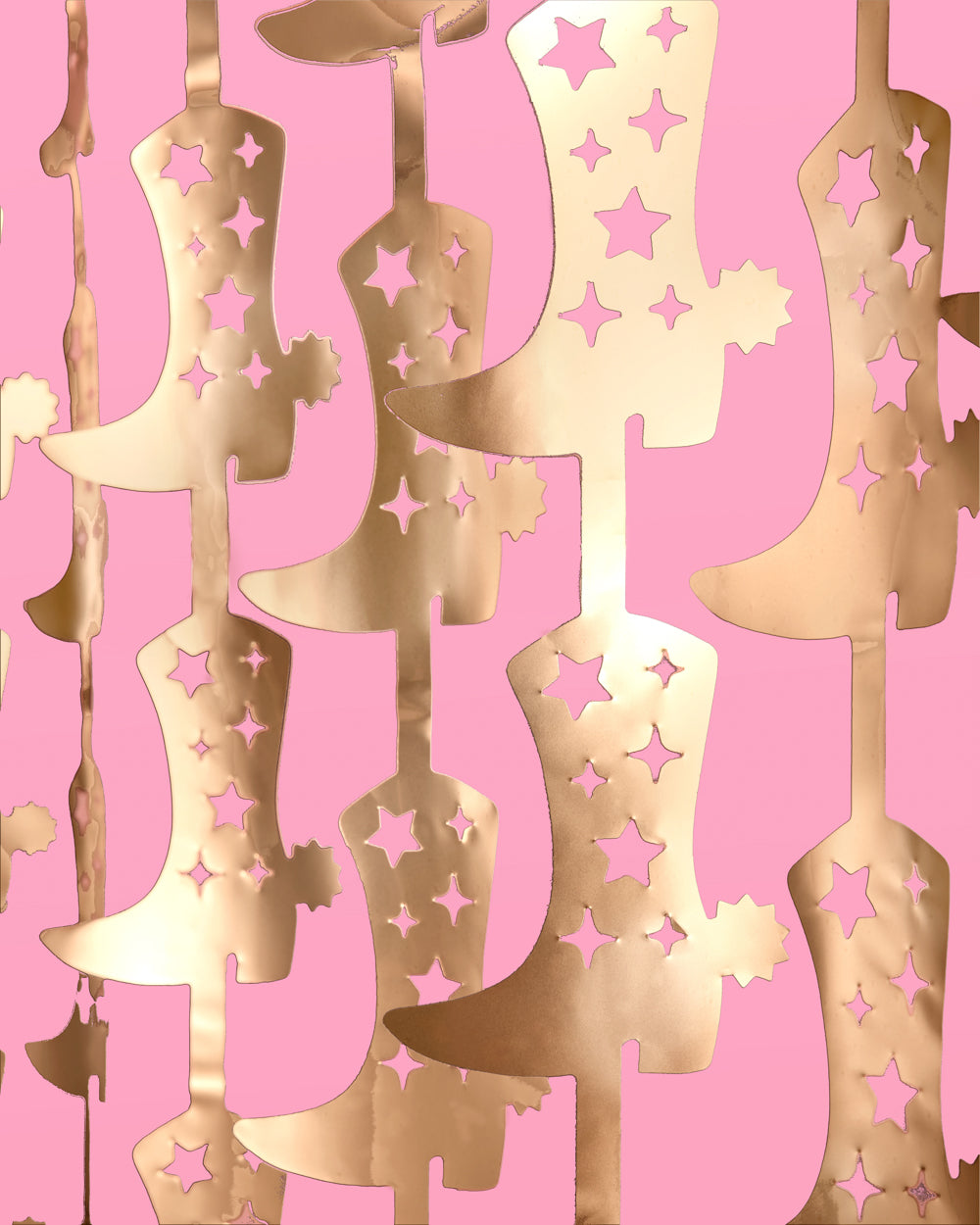 Gold Cowgirl Curtain Pack