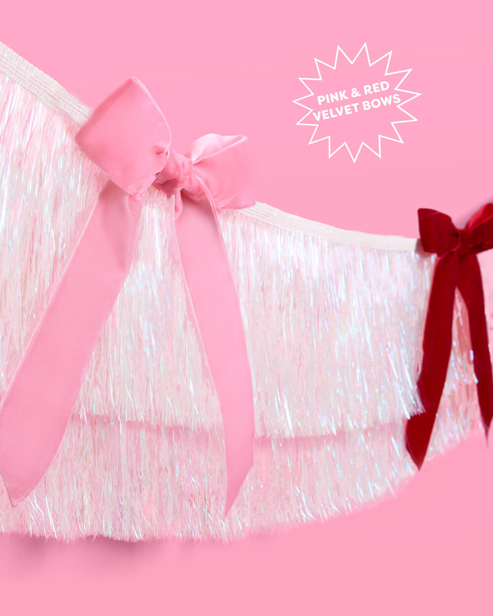 Bow Bliss Fringe Banner