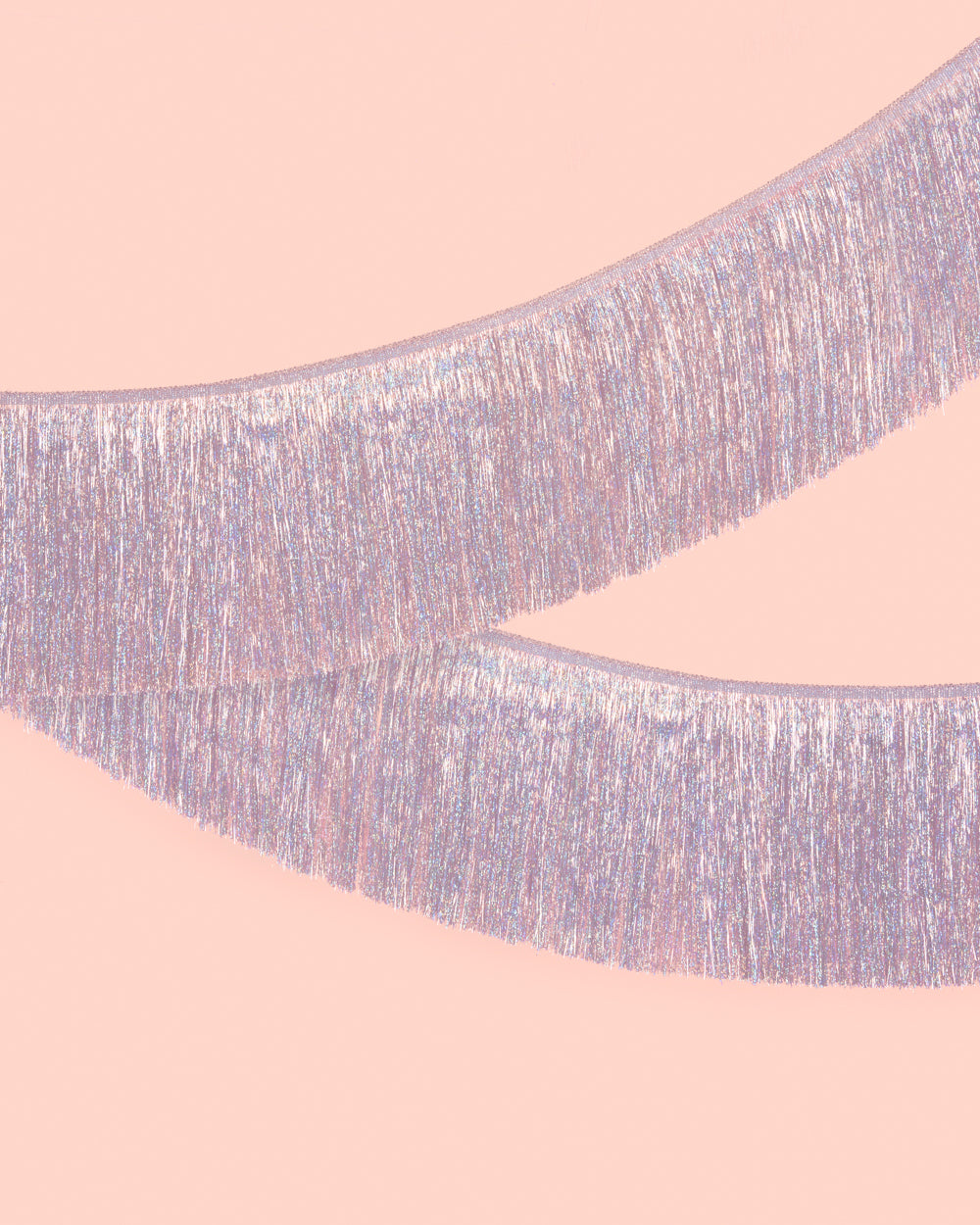 Iridescent Shimmer Fringe Banner