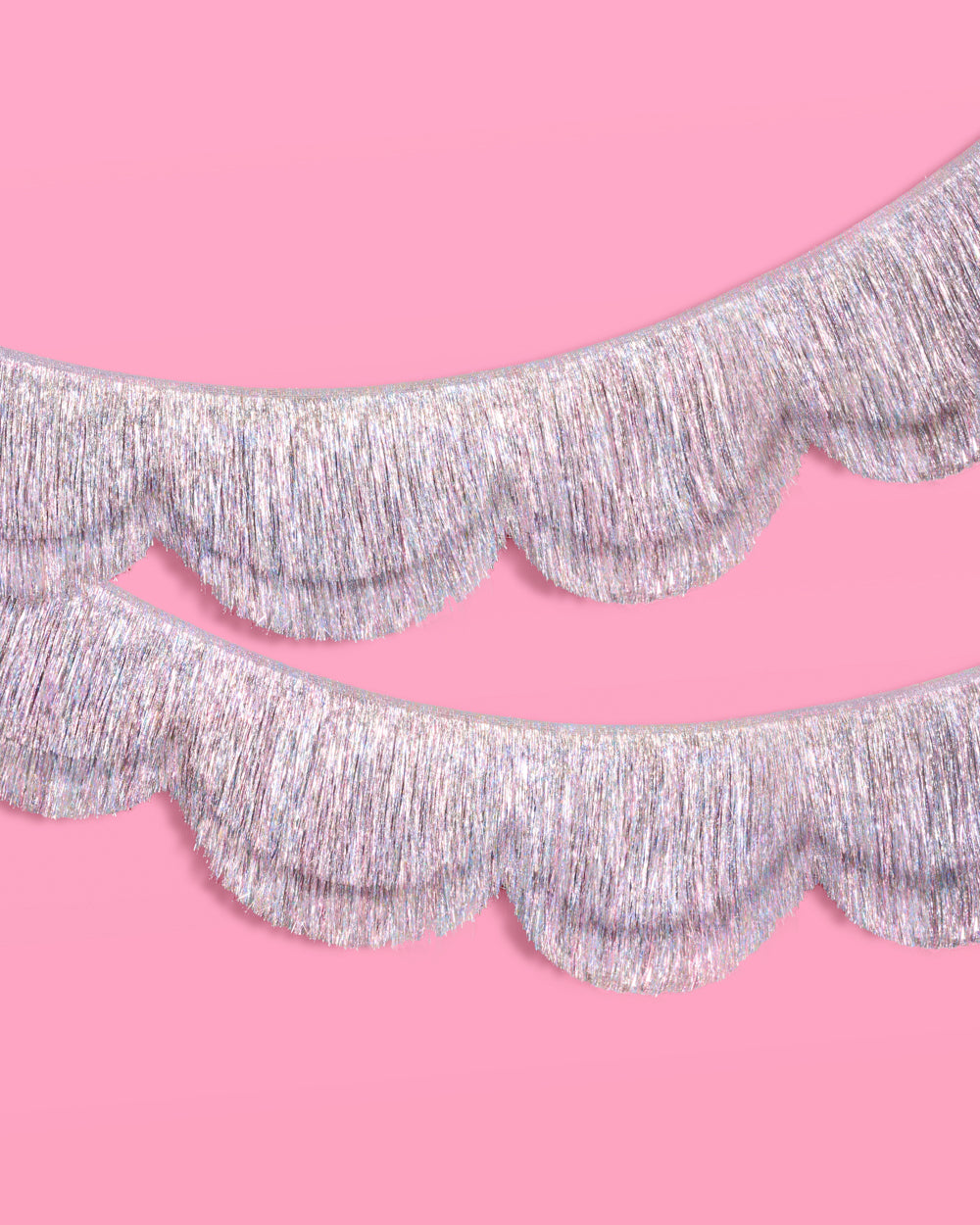 Shimmer Scallop Fringe Banner